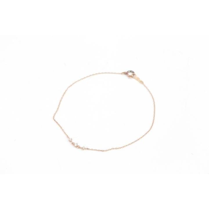 エテ ブレスレット ピンク 桃 無地