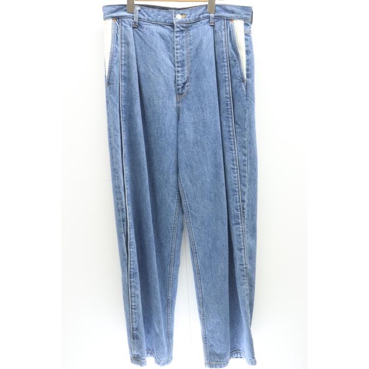 中古】stein デニムパンツ M RECONSTRUCTION WIDE DENIM JEANS stein M