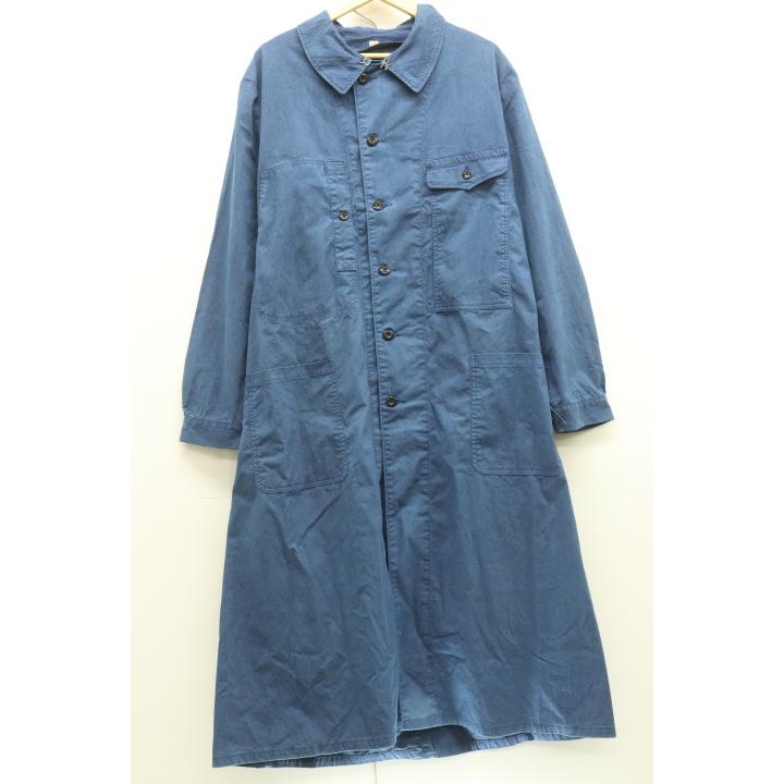 OUTIL メンズロングコート 4 manteau lupe OUTIL 4 紺 ネイビー 無地 