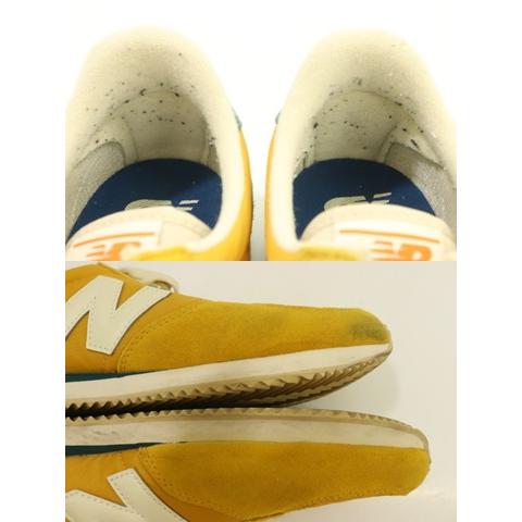 【中古】 NEW BALANCE メンズスニーカー 26 U220HF NEW BALANCE 26 オレンジ 橙 ロゴ｜55st｜04