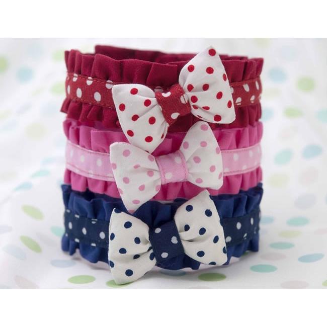 猫の首輪 シュシュ風おしゃれ猫チョーカー 水玉シリーズ Mサイズ 02 56nyan 猫用品ゴロにゃんヤフー店 通販 Yahoo ショッピング