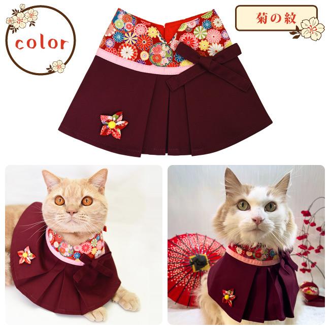 ゴロにゃんオリジナル 猫服 ワンタッチコーデシリーズ 大正ロマン乙女