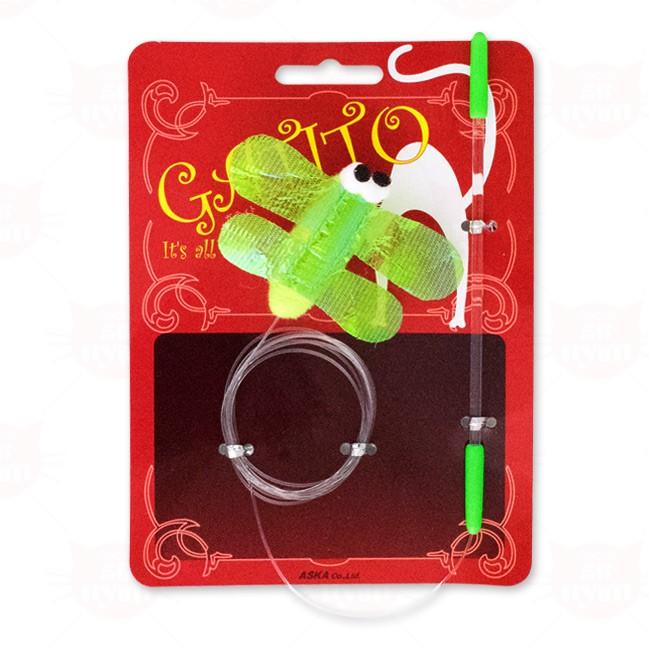 パタパタとんぼ これは発想が新しい グリーン 猫用おもちゃ 56nyan 猫用品ゴロにゃんヤフー店 通販 Yahoo ショッピング