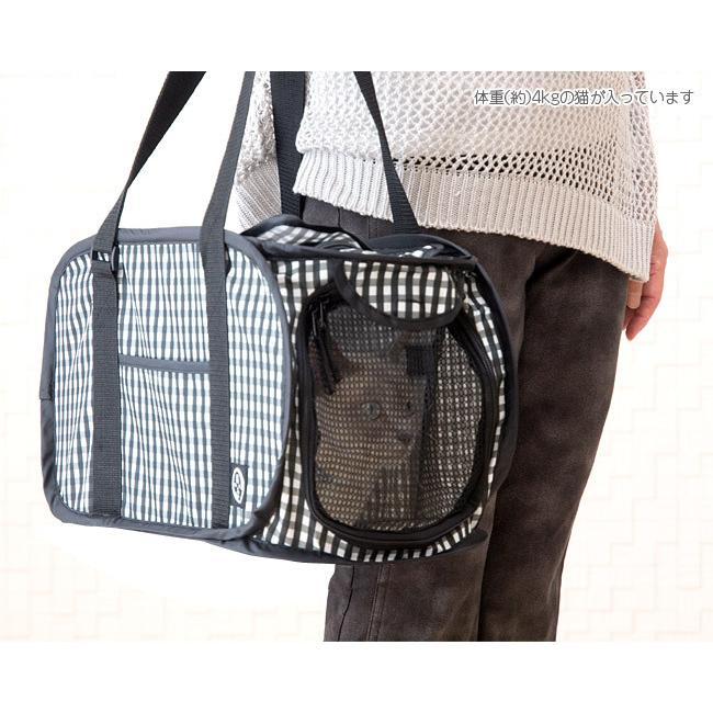 猫壱 ポータブルキャリー 猫用キャリーバッグ (63756) : 56nyan 猫用品