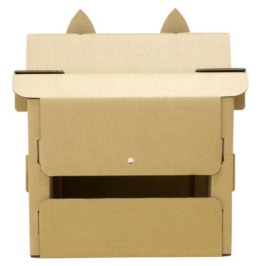 ゴロにゃんオリジナル段ボール製キャットハウス 猫箱 ねこばこ