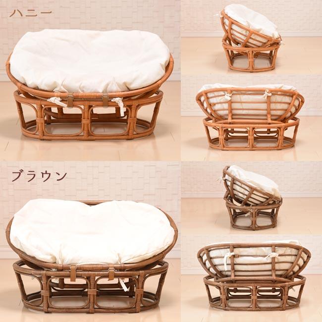猫 ベッド ラタン マルチベッド 3WAY (クッション2個付) 特箱_1