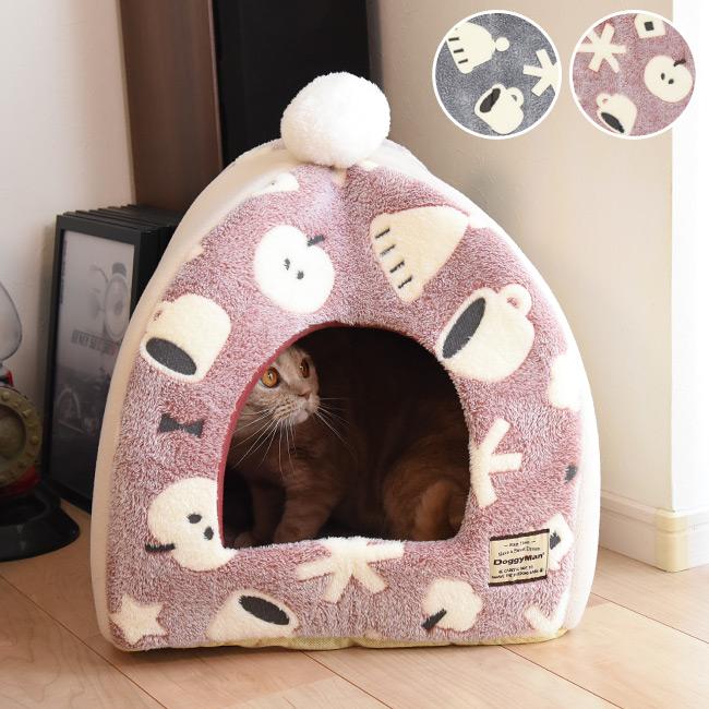ドギーマン あったかプラス ぽんぽんベッド M ふゆじかん 犬猫用