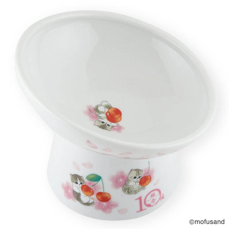 猫壱 脚付にゃにゃめフードボウル レギュラー 斜めタイプ mofusand