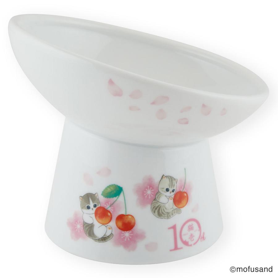 猫壱 脚付にゃにゃめフードボウル レギュラー 斜めタイプ