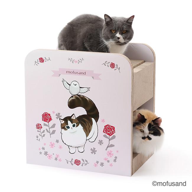 猫壱（necoichi） バリバリダイカット ねこの隠れ家 mofusand 北欧風