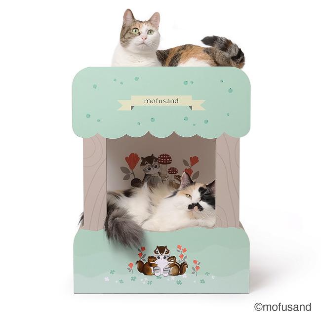 猫壱（necoichi） バリバリダイカット ねこの二段ベッド mofusand 北欧