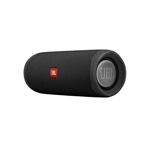 JBL FLIP5 Bluetoothスピーカー IPX7防水/USB Type-C充電/パッシブラジエーター搭載/ポータブル ブラック  JBLFLIP5BLK 【国内正規品/メーカー1年保証付き】