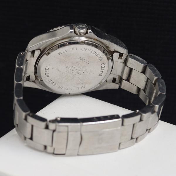 テクノス TAM629 QZ 黒文字盤 デイト メンズ腕時計 KRH 2000000 NSK