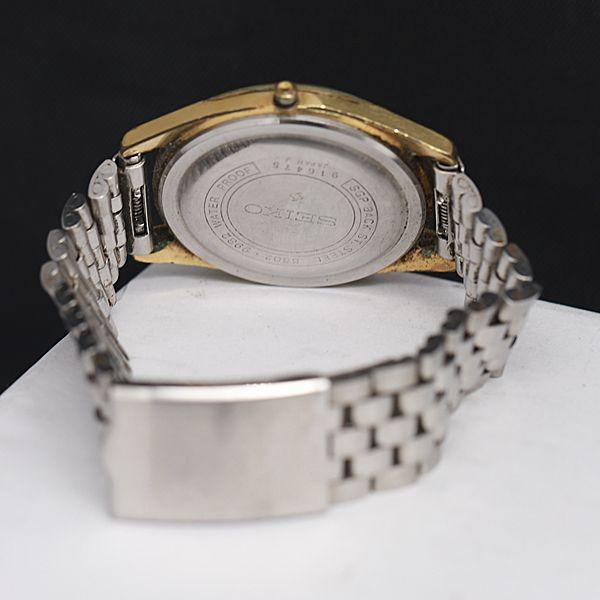 手巻き セイコー スポーツマン 6602-9982 17石 シルバー文字盤 デイト