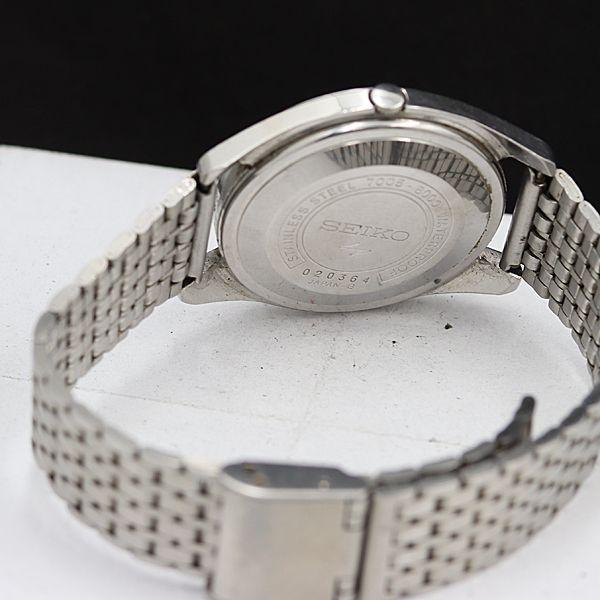 SEIKO セイコー 腕時計 自動巻き メンズ 7005-8000 デイト セイコー 7005-8000 銀文字盤 ラウンド AT/自動巻 デイデイト 17石