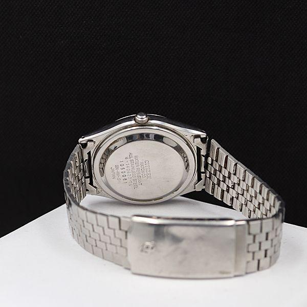 シチズン セブンスター QZ シルバー文字盤 4-140427 メンズ腕時計 KMR