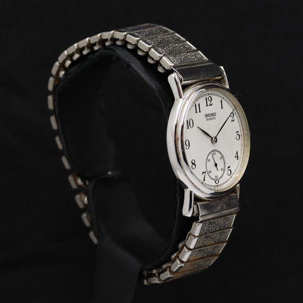 良品 1985年製 SEIKO セイコー スモセコ レディース ドレスウォッチ セイコー 2628-0010 スモセコ ラウンド QZ ホワイト文字盤 レディース