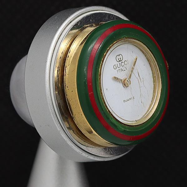 グッチ チェンジベゼル シェリーライン トップのみ QZ 白文字盤