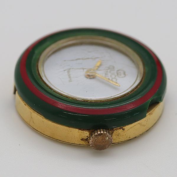 グッチ チェンジベゼル シェリーライン トップのみ QZ 白文字盤