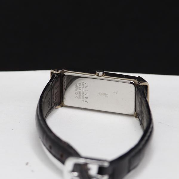 イブサンローラン QZ ブラック文字盤 5421-H05569 レディース腕時計