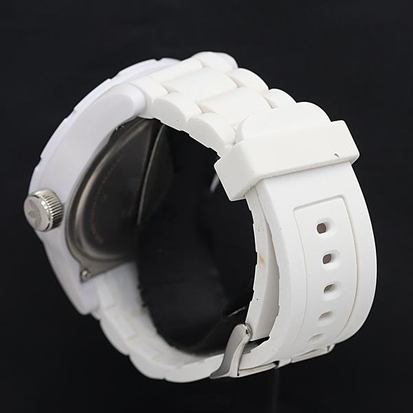 稼動 QZ 良品 アディダス ADH3012 1341701 白文字盤 デイト レディース腕時計 KRK 2000000 NSK ...