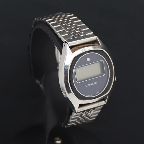 70年代 希少 初期モデル CASIO カシオトロン レディースブレスレット QZ カシオ カシオトロン S-19 デジタル文字盤 レディース腕時計