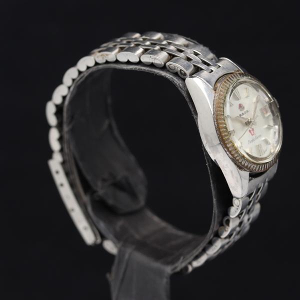 稼働 RADO ラドー BALBOA V 自動巻腕時計 パープル文字盤 メンズ 稼働 ラドー パープルホース AT/自動巻 シルバー文字盤 レディース