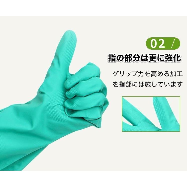 ニトリルグローブ ニトリルゴム 耐油手袋 作業用 高耐久性 高防滑性