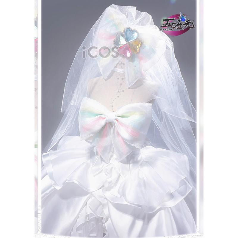 ICOS　しゅごキャラ!　日奈森 あむ 　ウェディングドレス　花嫁　コスプレ衣装　※ウィッグ　パニエ　追加可　_5
