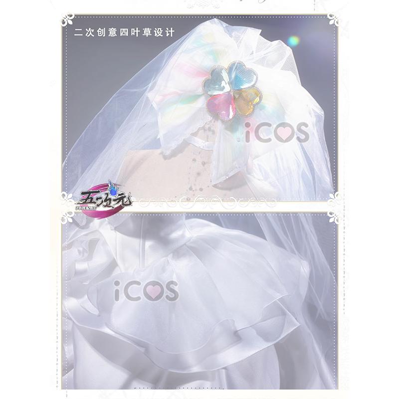 ICOS　しゅごキャラ!　日奈森 あむ 　ウェディングドレス　花嫁　コスプレ衣装　※ウィッグ　パニエ　追加可　_6