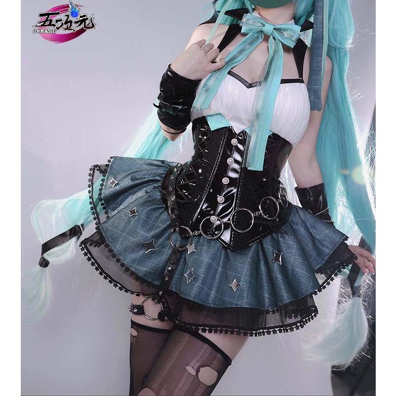 ICOS 初音ミク×ラスカル　コラボ2023　コスプレ衣装　コスチューム　※ウィッグ　靴　追加可能｜5ggen｜02