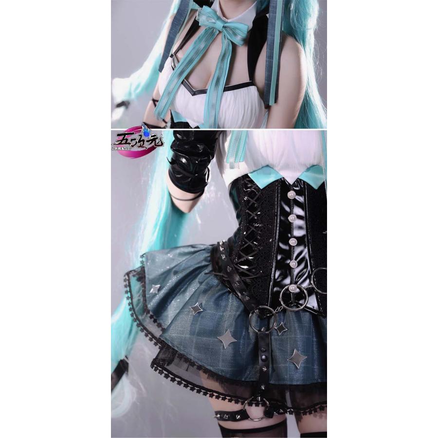 ICOS 初音ミク×ラスカル　コラボ2023　コスプレ衣装　コスチューム　※ウィッグ　靴　追加可能｜5ggen｜04