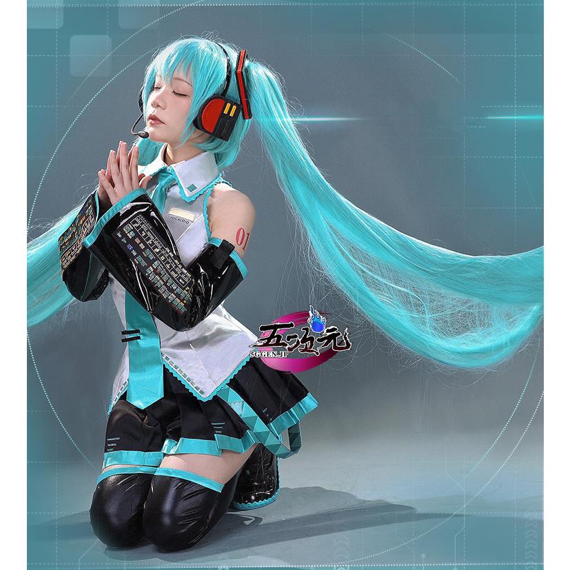 ICOS  ボーカロイド　初音ミク 　通常V　コスプレ衣装　　コスチューム　　※ウィッグ　髪飾り　ヘッドホンセット　追加可能｜5ggen｜02