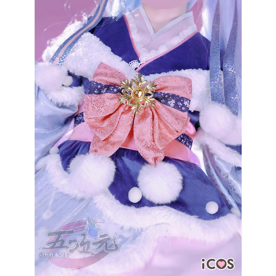 ICOS  ボーカロイド　コスプレ　初音ミク　 雪ミク2023　コスプレ衣装　※靴　ウィッグ　追加可能｜5ggen｜06