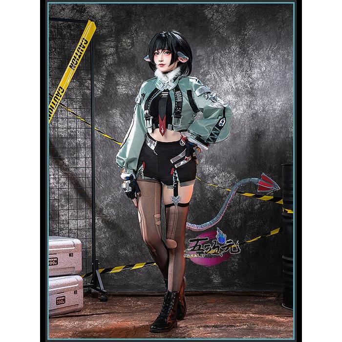 ゼンレスゾーンゼロ ジェーン・ドゥ コスプレ ウィッグ セット