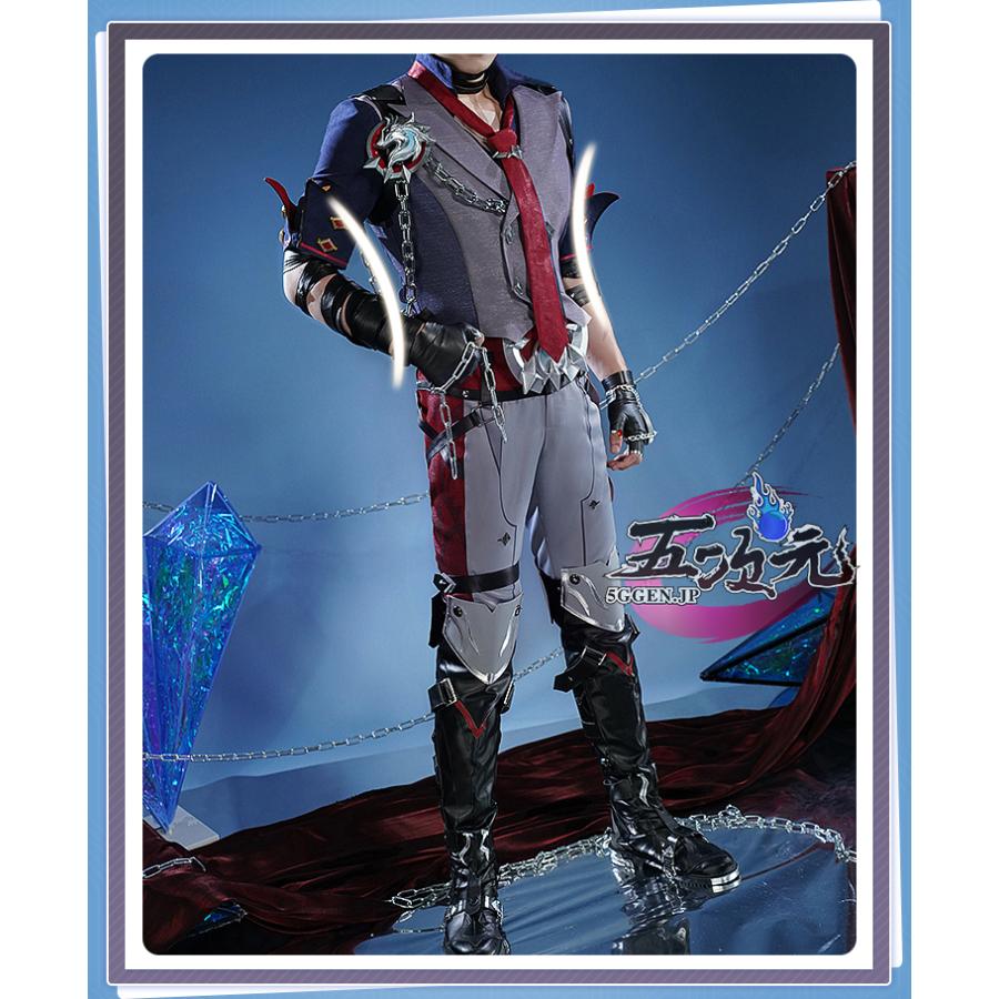 五次元 基萌 原神 コスプレ リオセスリ 衣装 ※ウィッグ 靴 五次元 基萌 原神 コスプレ リオセスリ 衣装 ※ウィッグ 靴