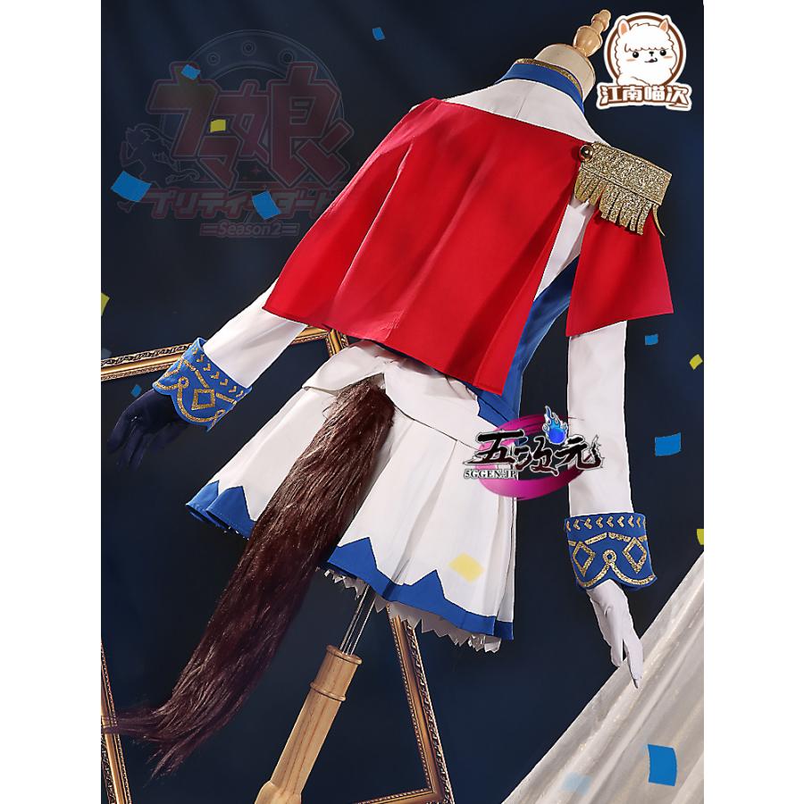 ウマ娘 トウカイテイオー 勝負服 M-Lサイズ ウィッグ しっぽ 靴 フルセット ウマ娘 トウカイテイオー 勝負服 M-Lサイズ ウィッグ しっぽ 靴