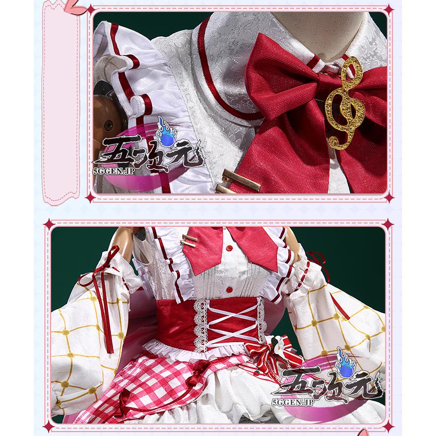 初音ミク 15周年Anniversary コスプレ いちご 江南猫次 フルセット 江南猫次 ボーカロイド コスプレ 初音ミク 15周年Ver 衣装