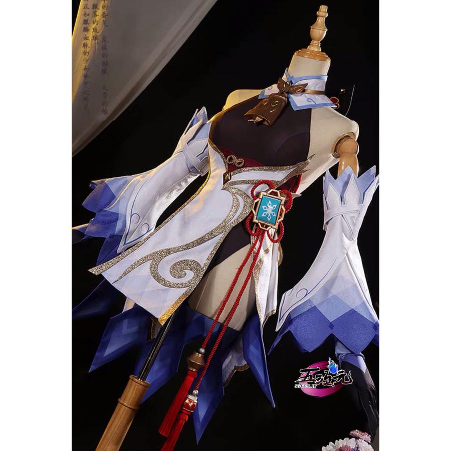 江南猫次 原神 コスプレ 甘雨 衣装 ※ウィッグ 靴 追加可 : 五 江南猫次 原神 コスプレ 甘雨 衣装 ※ウィッグ 靴 追加可 : 五
