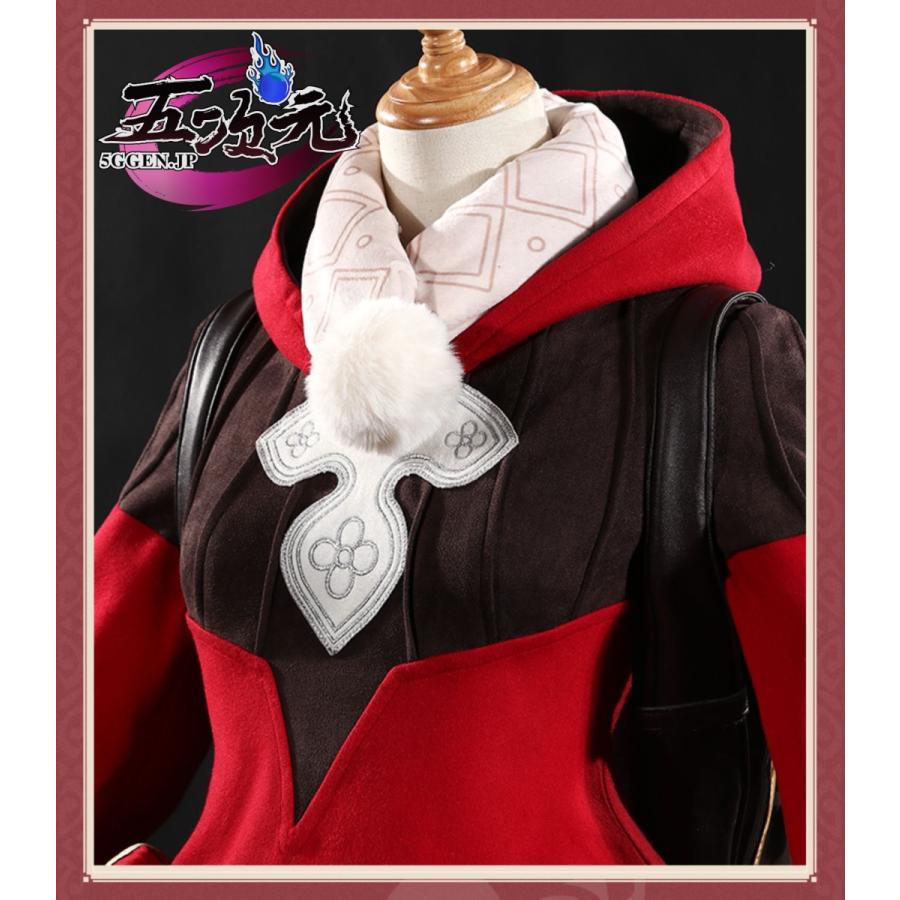 江南猫次 原神 コスプレ クレー 衣装 ※ウィッグ 靴 追加可 : 五次元