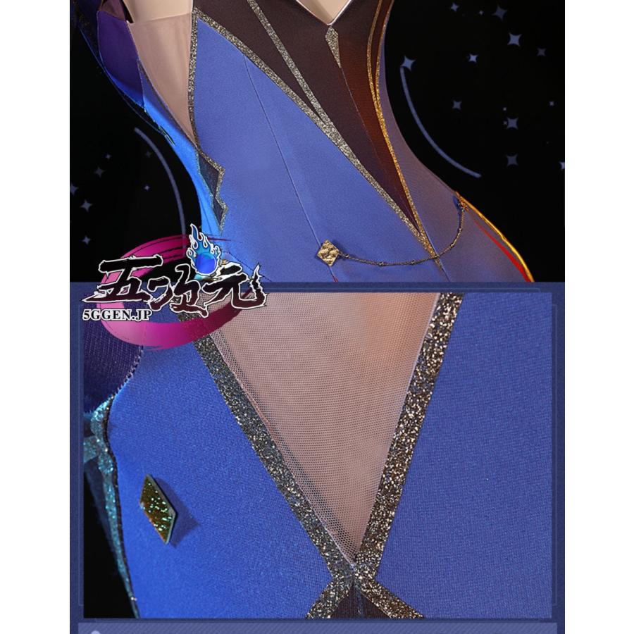 江南猫次 原神 コスプレ モナ 衣装 ※ウィッグ 靴 追加可 : 五