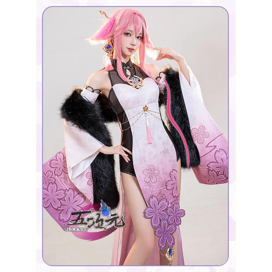 猫屋小舗 原神 コスプレ 八重神子 やえみこ 桜鈴狐畔 同人衣装 猫屋小舗 原神 コスプレ 八重神子 やえみこ 桜鈴狐畔 同人衣装
