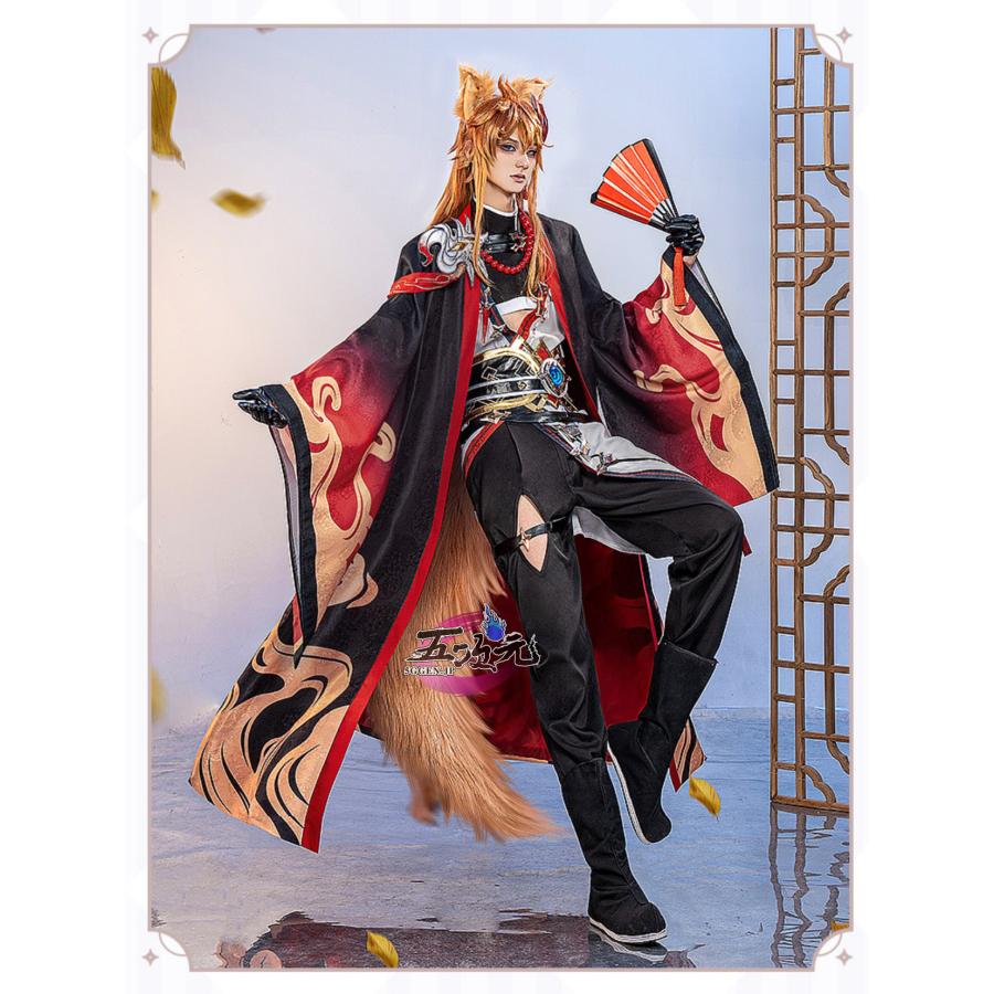 猫屋小舗 原神 コスプレ タルタリヤ 狐浮遊山海 同人服 猫屋小舗 原神 コスプレ タルタリヤ 狐浮遊山海 同人服