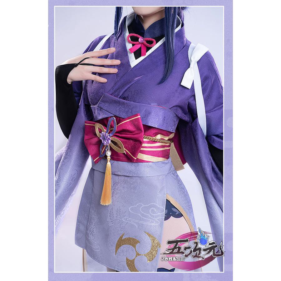 猫屋小舗 原神 コスプレ 雷電将軍 影 和服 衣装 ※ウィッグ 靴 猫屋小舗 原神 コスプレ 雷電将軍 影 和服 衣装 ※ウィッグ 靴