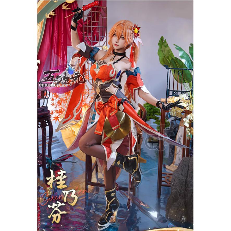 猫と三丁目　崩壊スターレイル コスプレ　崩スタ　桂乃芬（けいないふん）　衣装　※ウィッグ　靴　武器　追加可能 : sdm-bhxqtd-gnf-y :  五次元 - 通販 - Yahoo!ショッピング