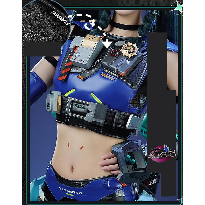 猫と三丁目　ゼンレスゾーンゼロ　コスプレ　青衣　チンイー　衣装　※　ウィッグ　靴　追加可能 |  | 05