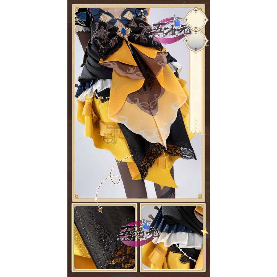 猫と三丁目　原神　コスプレ　ナヴィア　衣装　※ウィッグ　靴　 追加可能