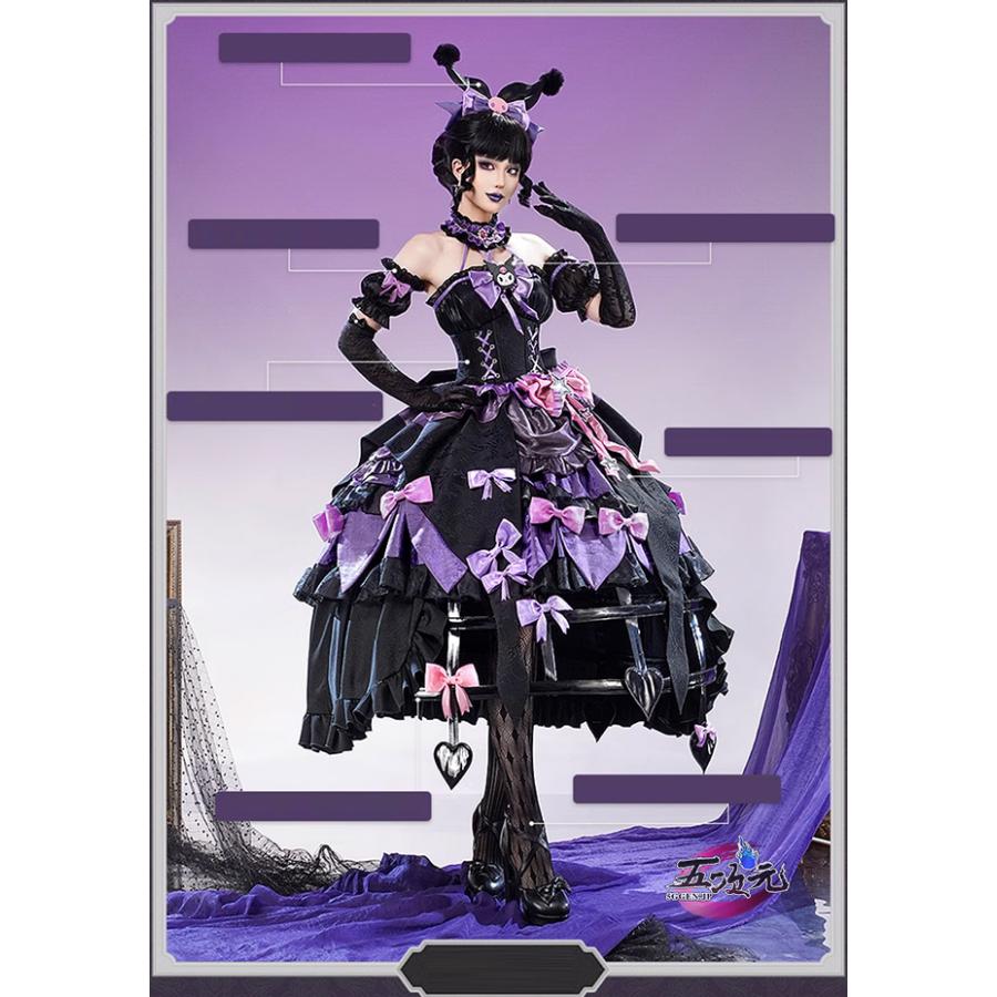 三分妄想 第五人格 コスプレ 血の女王×クロミ サンリオコラボ 三分妄想 第五人格 コスプレ 血の女王×クロミ サンリオコラボ
