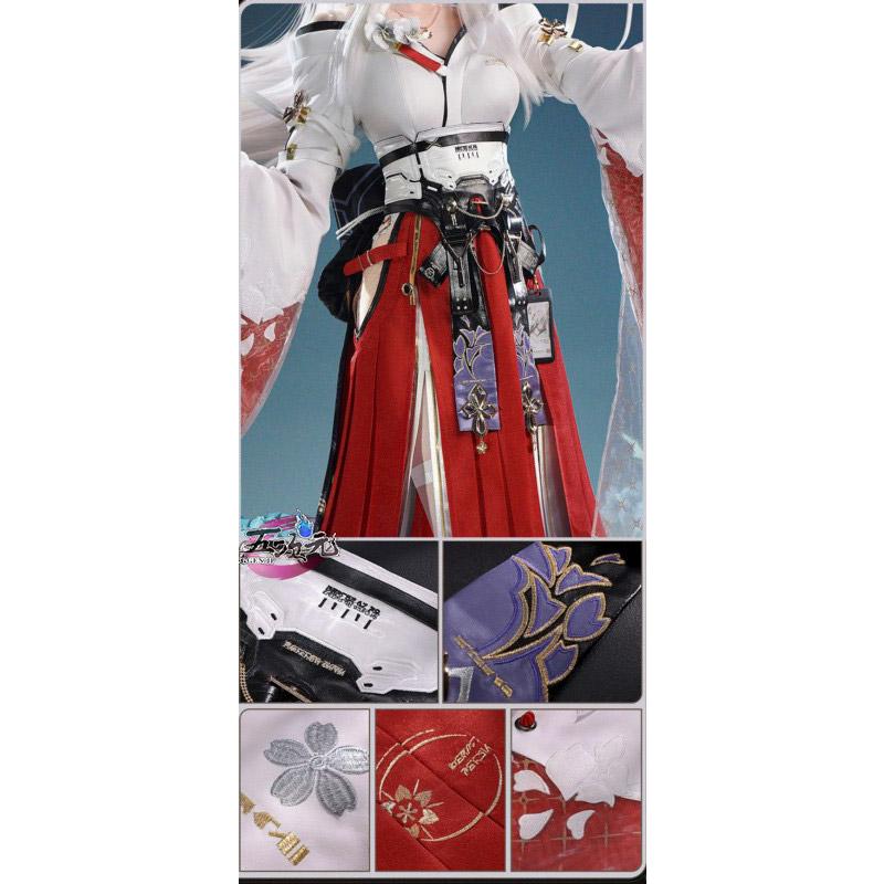 三分妄想 鳴潮 コスプレ 緋雪 ひゆき 衣装 ※ウィッグ 靴 追加可 : 五