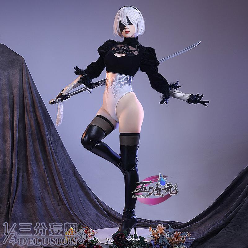 三分妄想　NieR Automata ニーア オートマタ　コスプレ　2B ヨルハ二号B型　スカートなしVer　衣装　※ウィッグ　追加可能 :  sfwx-ne-2b-wqb-y : 五次元 - 通販 - Yahoo!ショッピング